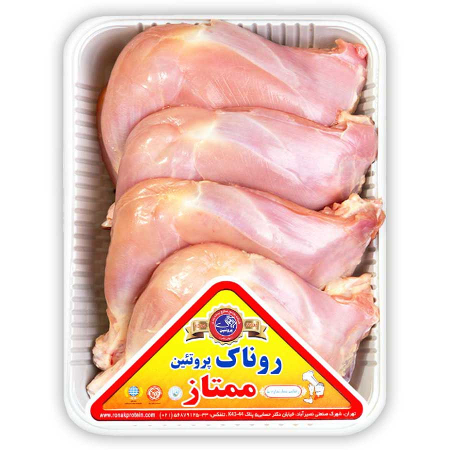 ران  مرغ بدون پوست  ۱۸۰۰ گرم کشتار روز